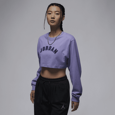 【Nike】Jordan Women's Cropped T-Shirt(送料無料） Jordan Women's Cropped Graphic T-Shirt. Nike JP